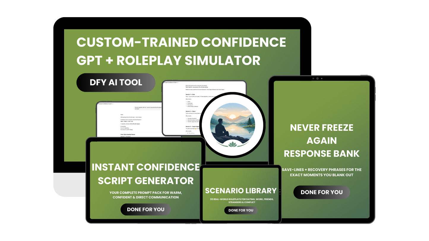 Confidence GPT + Roleplay Simulator