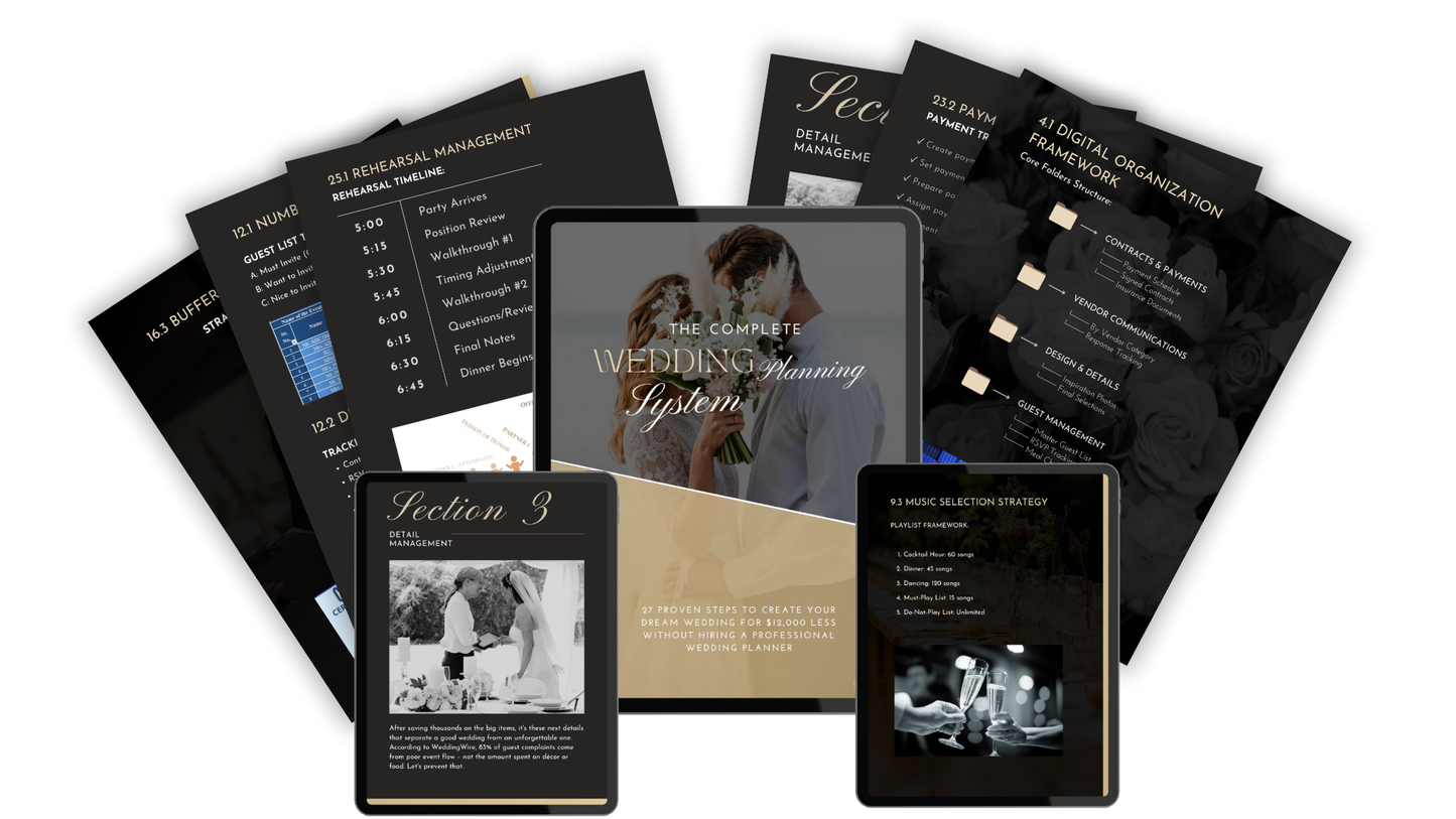 The Complete Wedding Planning System